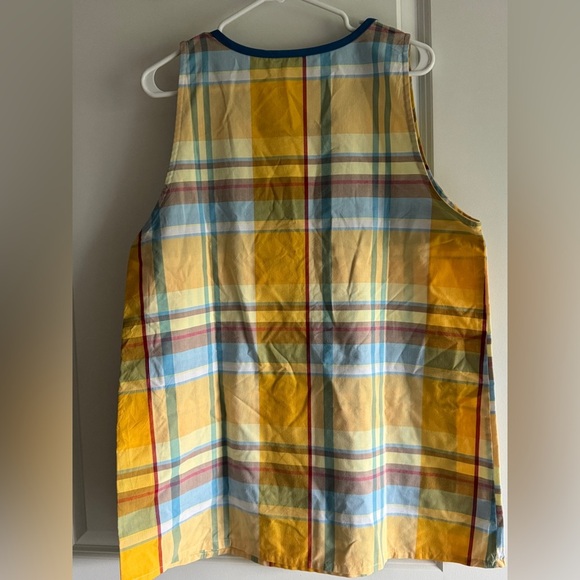 Minions Plaid Apron - Yellow and Blue - Picture 7 of 10